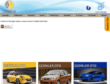 Tablet Screenshot of gedikler.com.tr